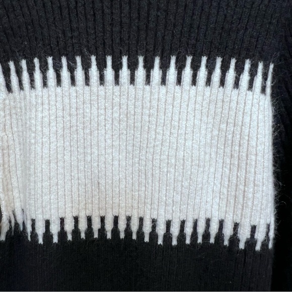 Promesa Tunic Balloon Sleeve Knit Sweater Size Medium Colourblock - Picture 7 of 10